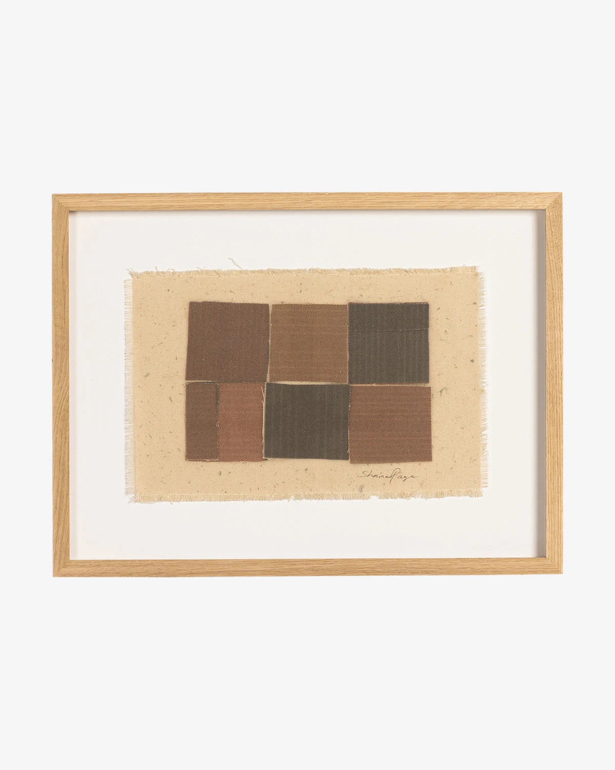 Terracotta Checkered Print