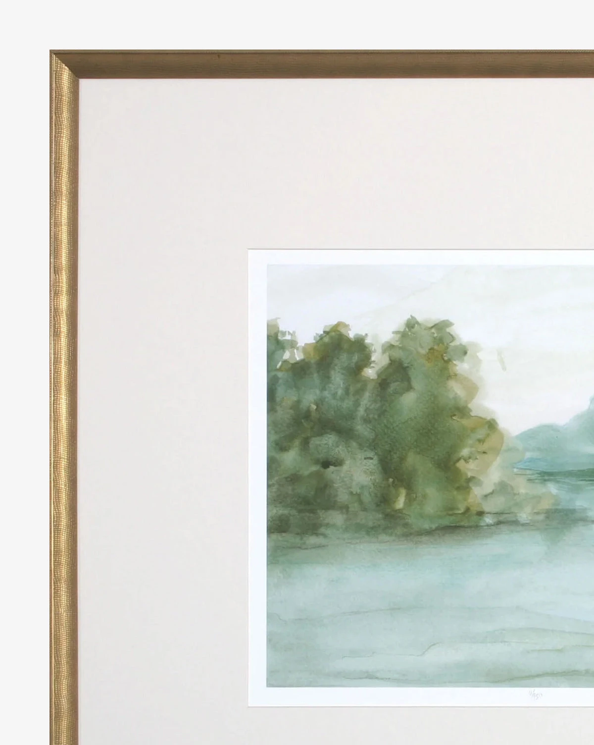 Blue Watercolor River - Image 2