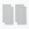 Border Stitch Linen Napkins (Set Of 4)