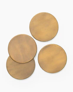 Brass Coasters (Set Of 4)