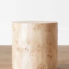 Burl Wood Side Table