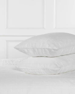 Carter Woven White Shams (Set Of 2)