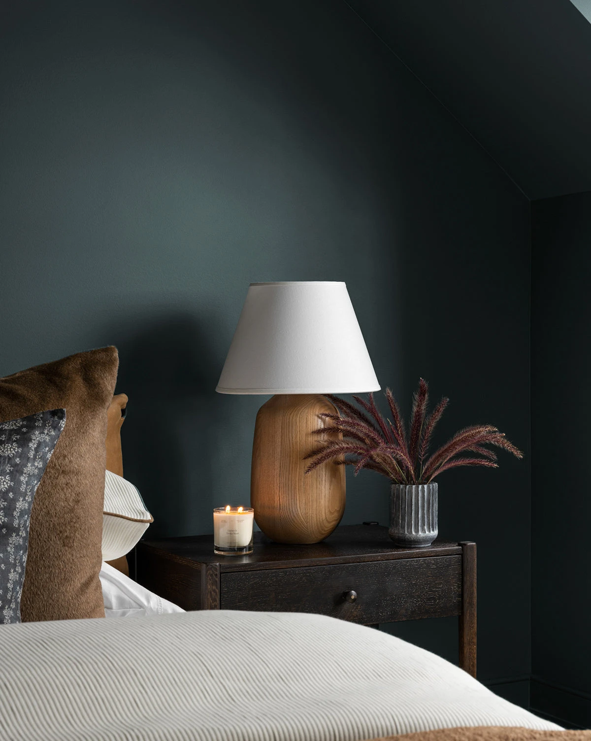 Percy Oak Table Lamp - Image 2