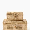 Cielo Cane Boxes (Set Of 2)