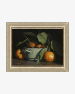 Crock Of Oranges Still Life