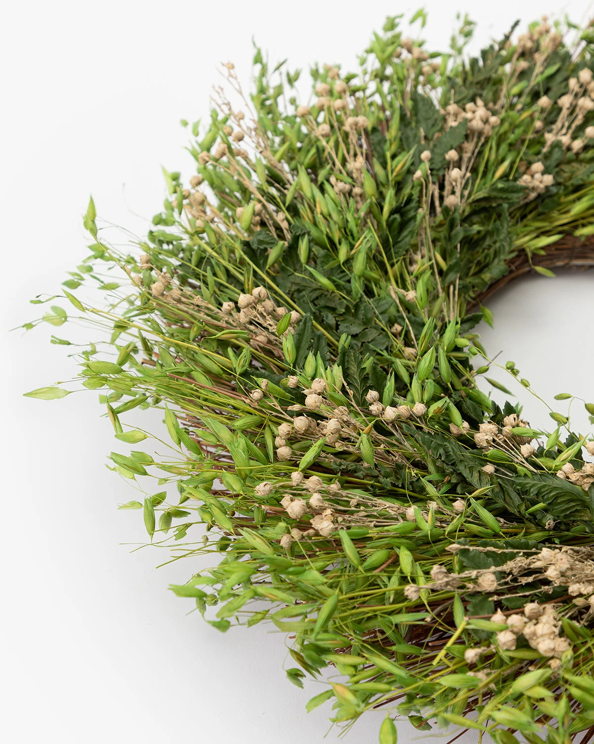 Easy Greens 22" Dried Wreath - Image 3