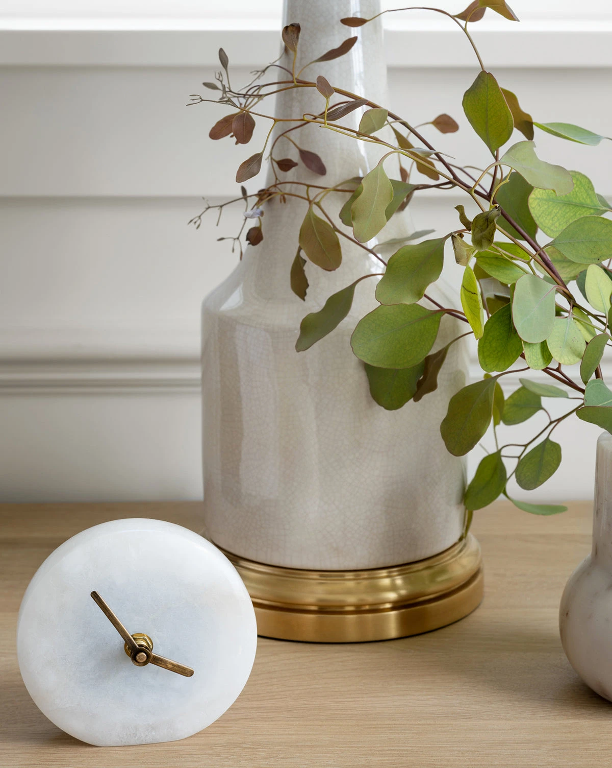 Alabaster Table Clock - Image 2