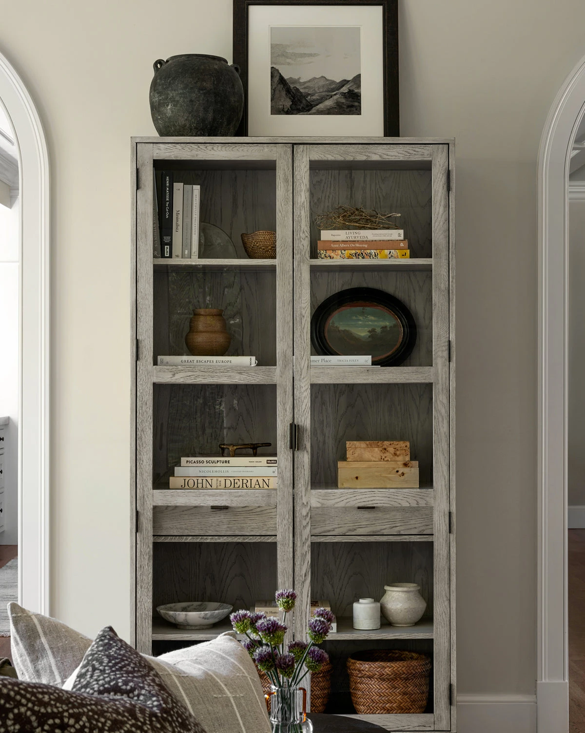 Large Black Handled Jar - Image 3