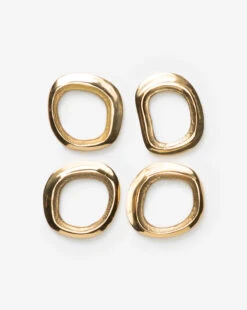 Gilford Brass Napkin Rings (Set Of 4)
