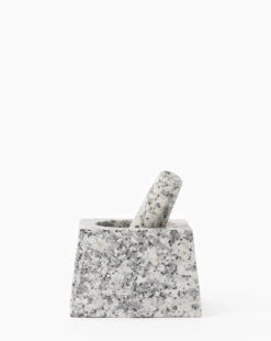 Granite Square Mortar & Pestle
