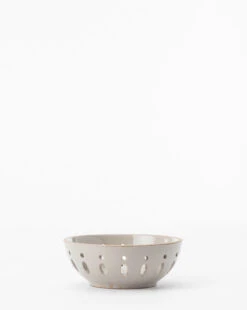 Gray Stoneware Berry Bowl