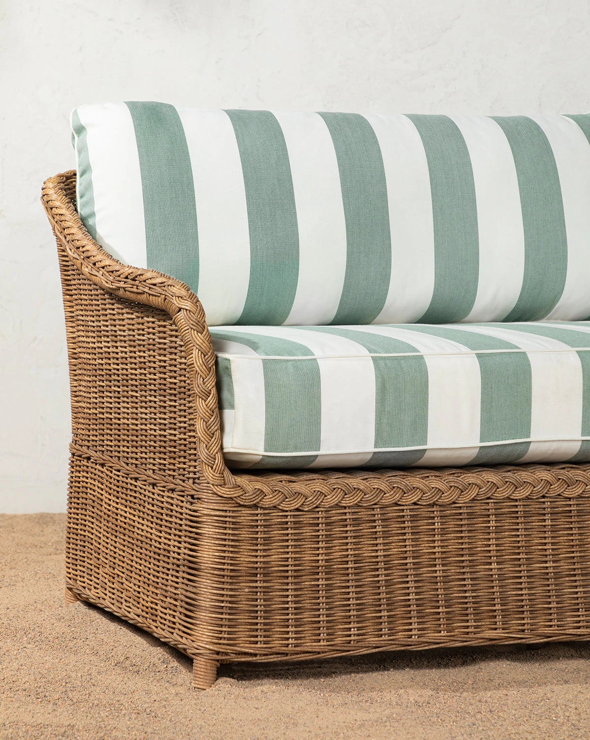Haviland Outdoor Sofa With Striped Cushions - Image 3