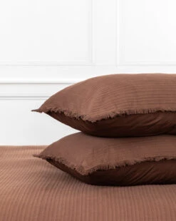 Hendricks Chocolate Cotton Shams (Set Of 2)