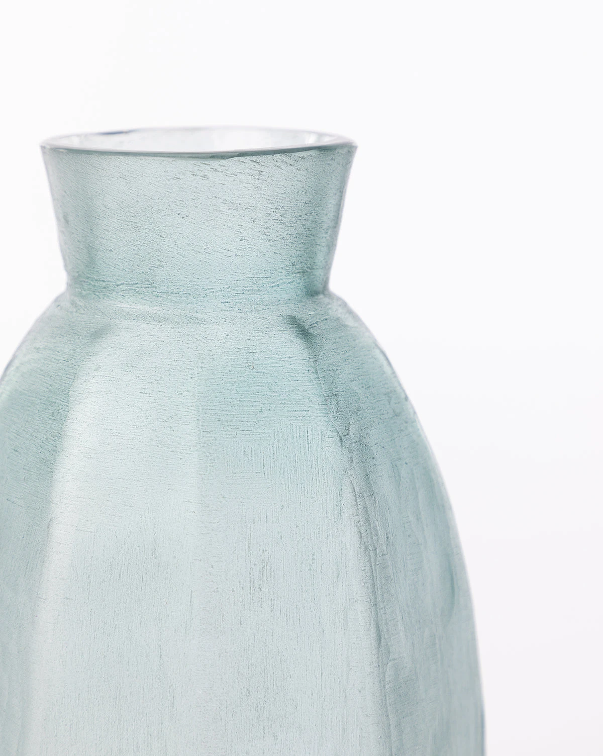 Jaylen Blue Glass Vase - Image 3