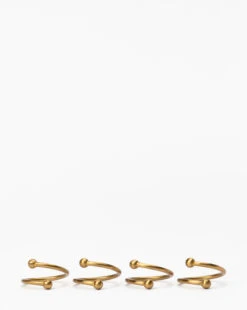 Kinne Metal Napkin Rings (Set Of 4)