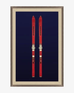 Antique Navy Skis II