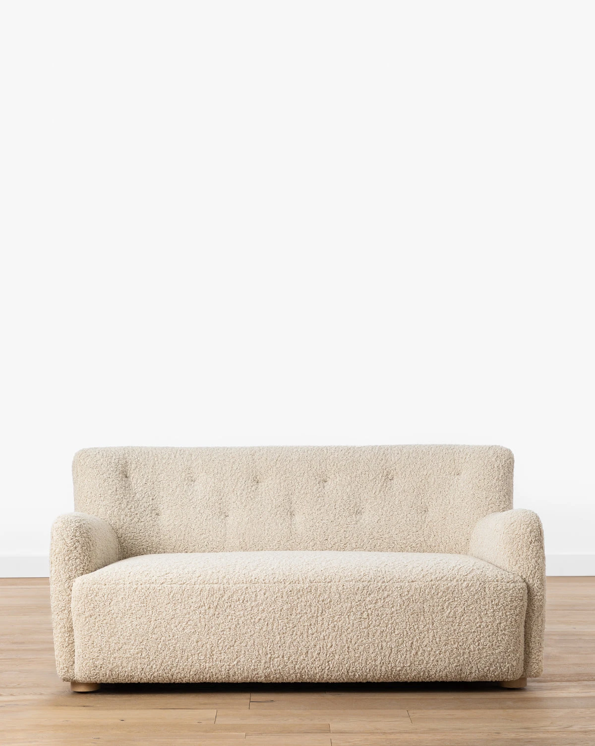 Magda Teddy Bear Boucle Settee