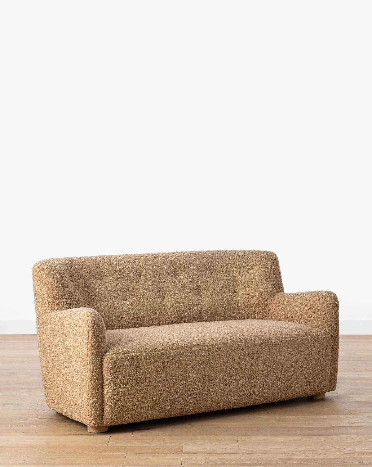 Magda Teddy Bear Boucle Settee - Image 8