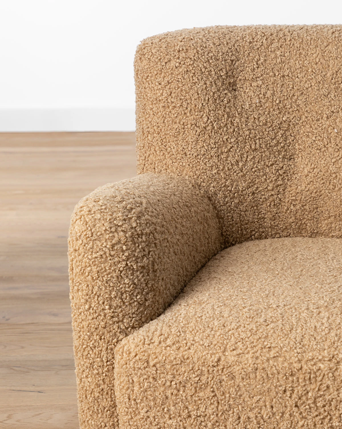 Magda Teddy Bear Boucle Settee - Image 9