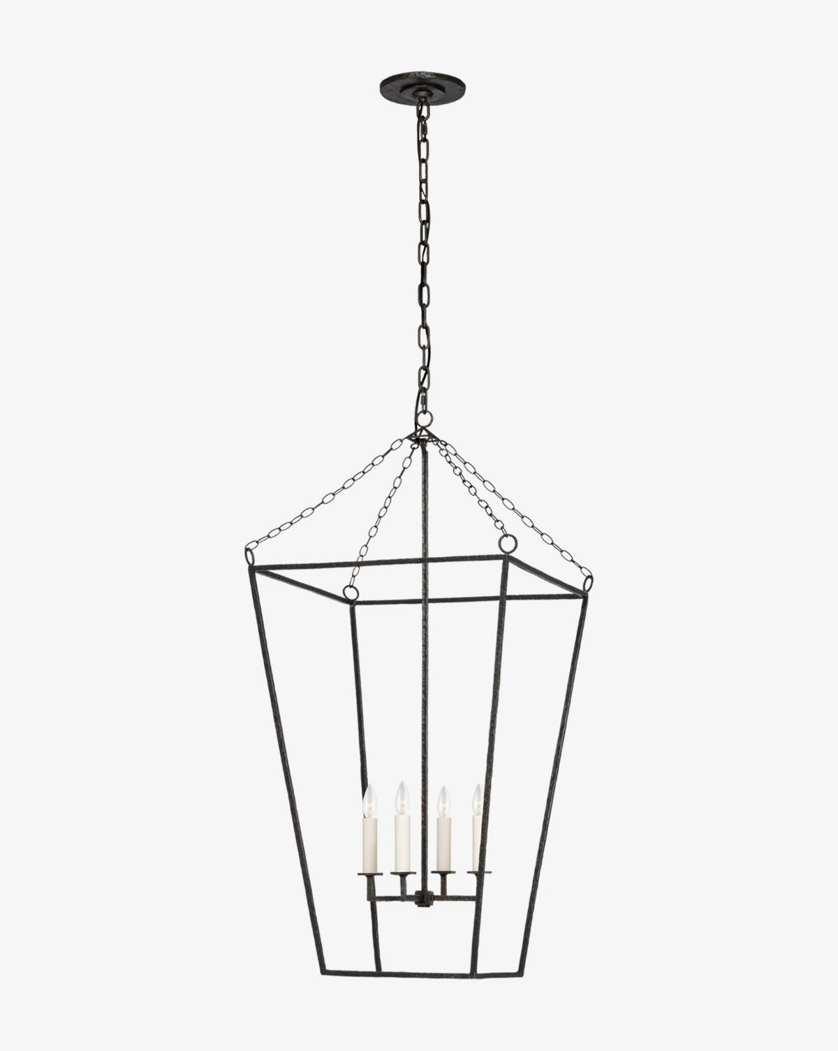 Malloy Open Frame Forged Lantern - Image 2