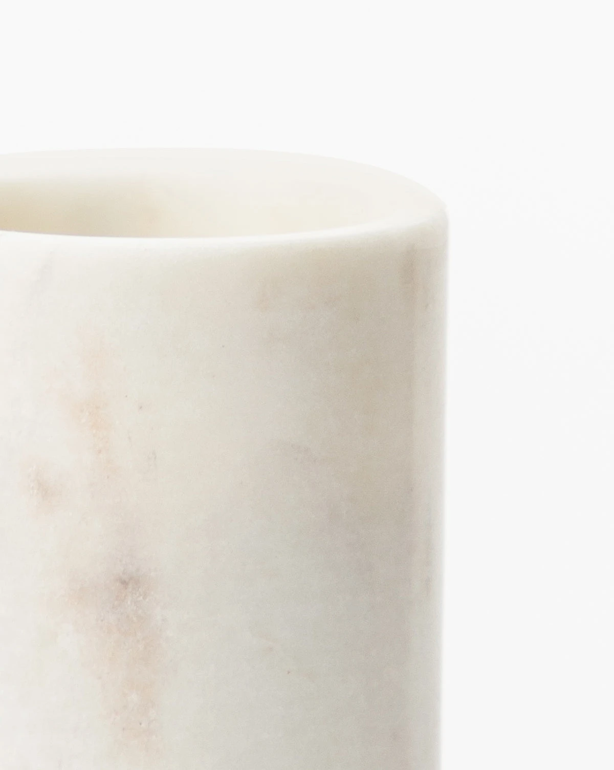 Marble Cylinder Pillars (Set Of 3) - Image 2