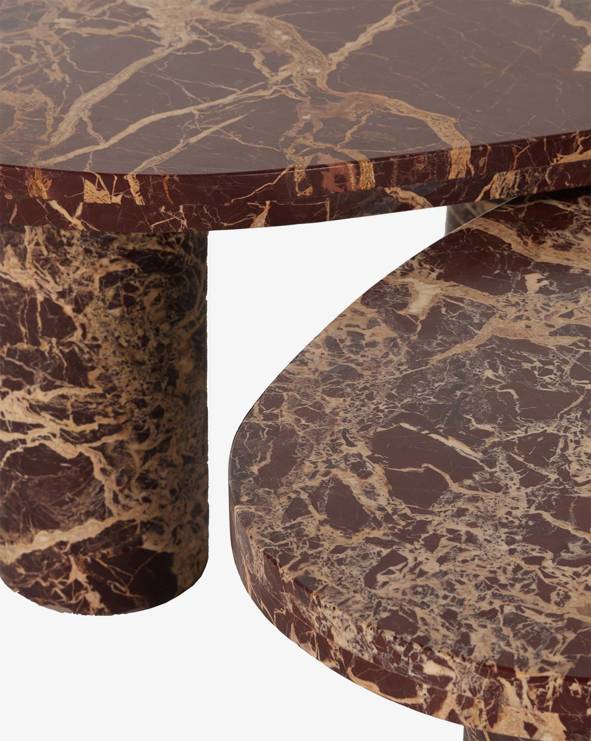 Merlot Marble Coffee Table (Set Of 2) - Image 4