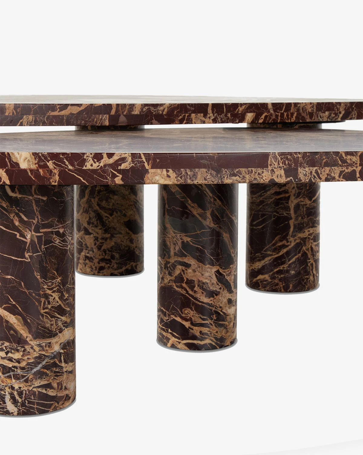 Merlot Marble Coffee Table (Set Of 2) - Image 5