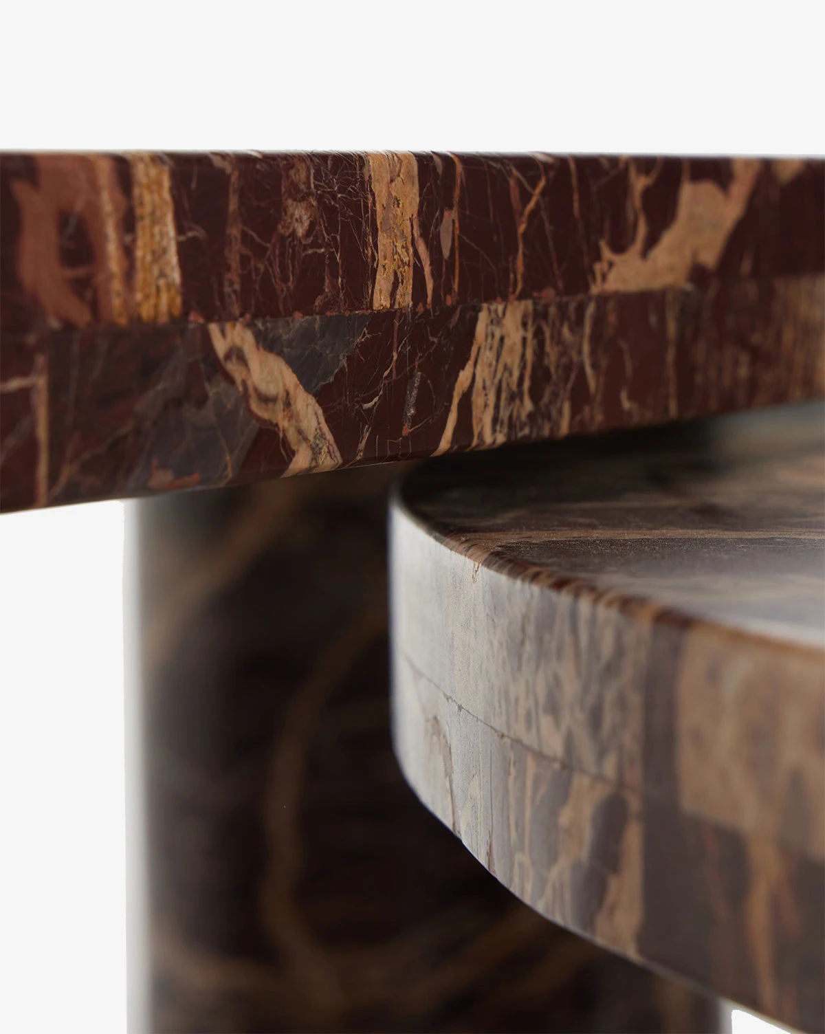 Merlot Marble Coffee Table (Set Of 2) - Image 6