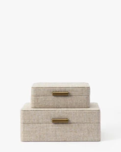 Natural Fabric Boxes
