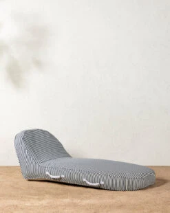 Navy Stripe Pool Lounger
