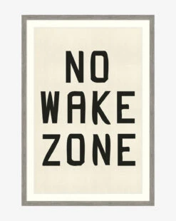 No Wake Zone