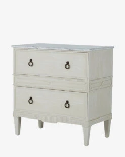 Olga White Nightstand