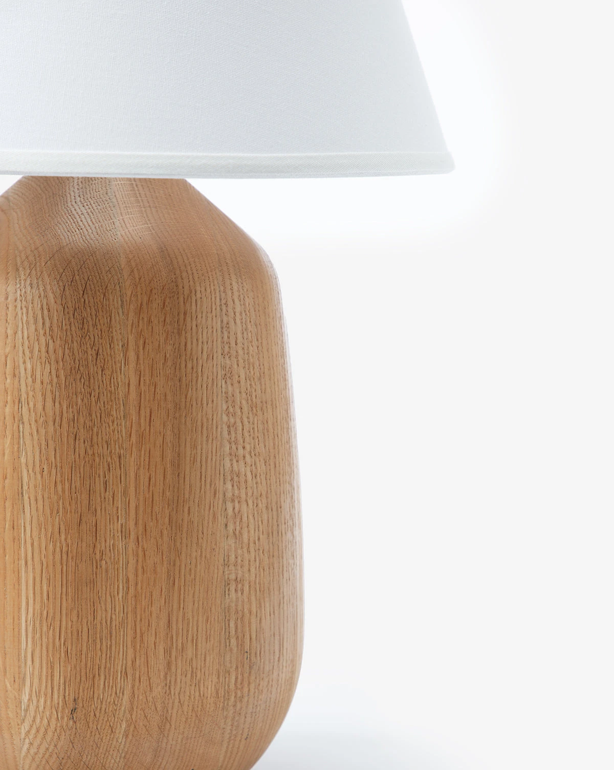 Percy Oak Table Lamp - Image 3