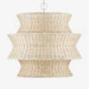 Phebe Rattan Chandelier