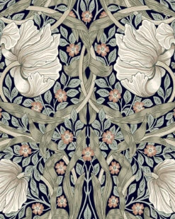 Morris & Co. X McGee & Co. Pimpernel Ink Wallpaper