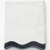 Riviera White Beach Towel