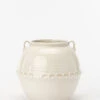 Rounded White Vase