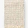 Stonewashed Waffle Cotton Throw