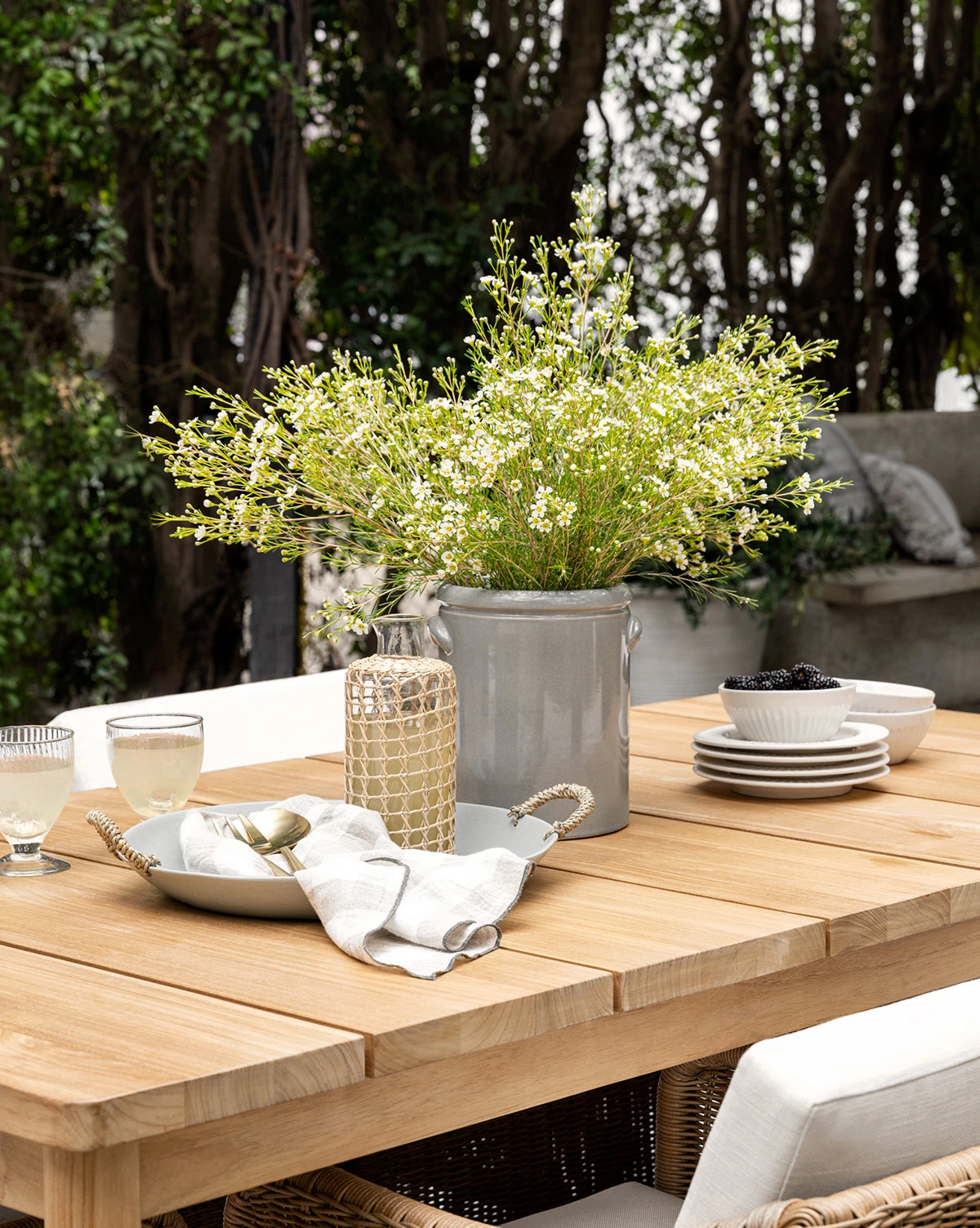 Elowyn Outdoor Dining Table - Image 3
