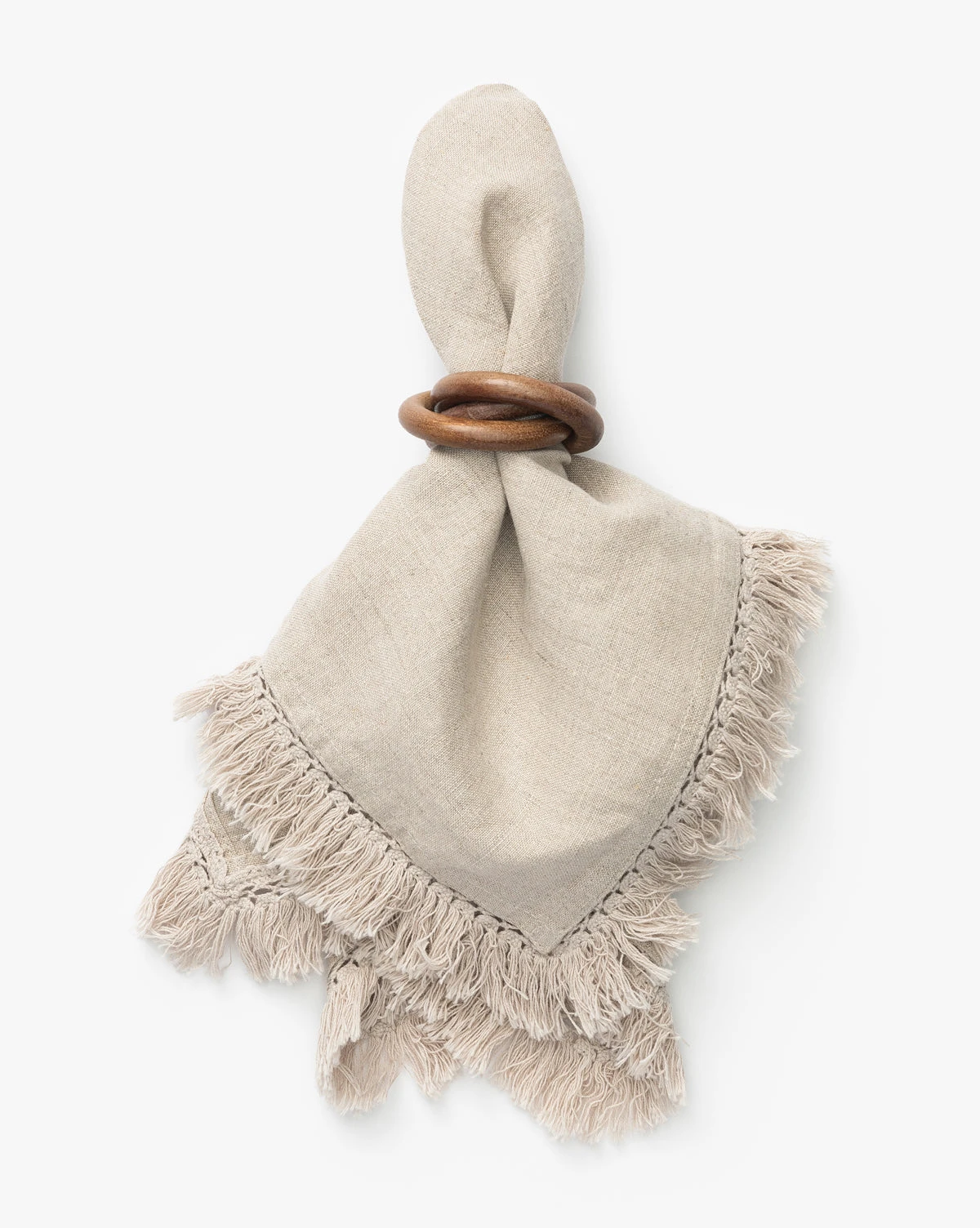 Tan Fringe Napkin - Image 5