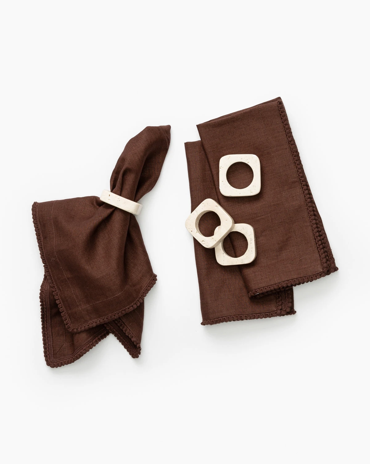 Travertine Napkin Rings (Set Of 4) - Image 4