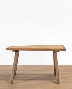 Vintage Raw Wooden Console