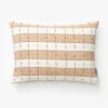 Vintage Tan Check Pillow Cover No. 7