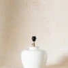 Vintage White Glazed Lamp