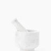 White Marble Mortar & Pestle