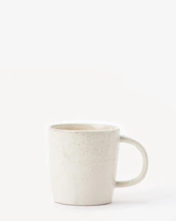 White & Gray Porcelain Cup