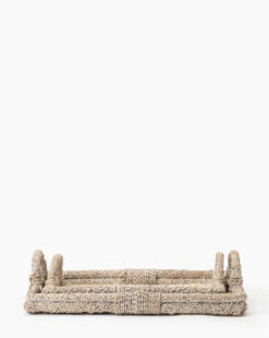 Whitewashed Handled Tray