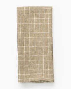 Windowpane Linen Tea Towel