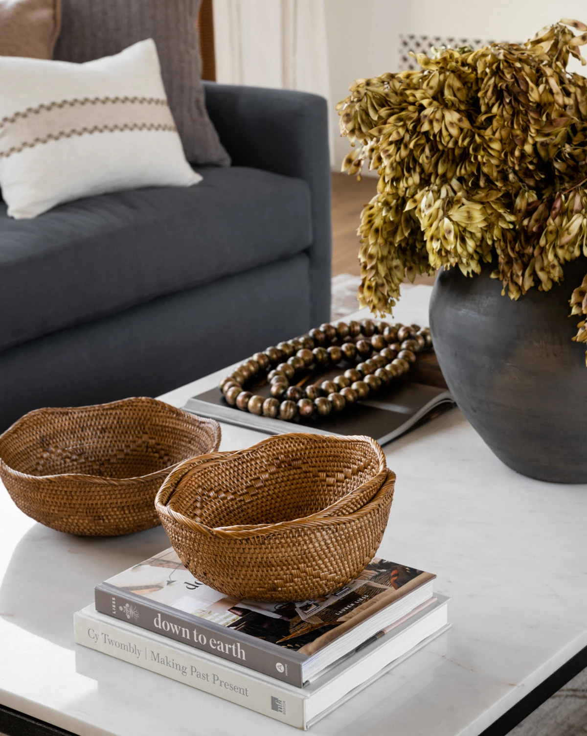 Bloomingville Rattan Bowls (Set Of 3) - Image 2