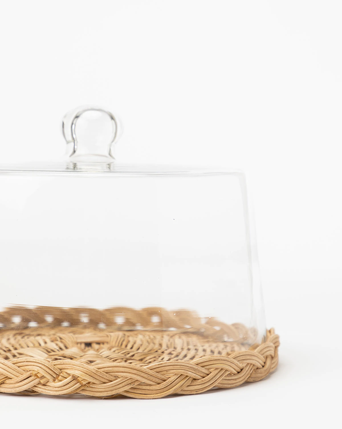Woven Cane Pastry Cloche - Image 4